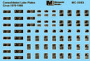 Microscale Industries MC-5003 Consolidated Lube Plates -- 1970-1980, HO Scale