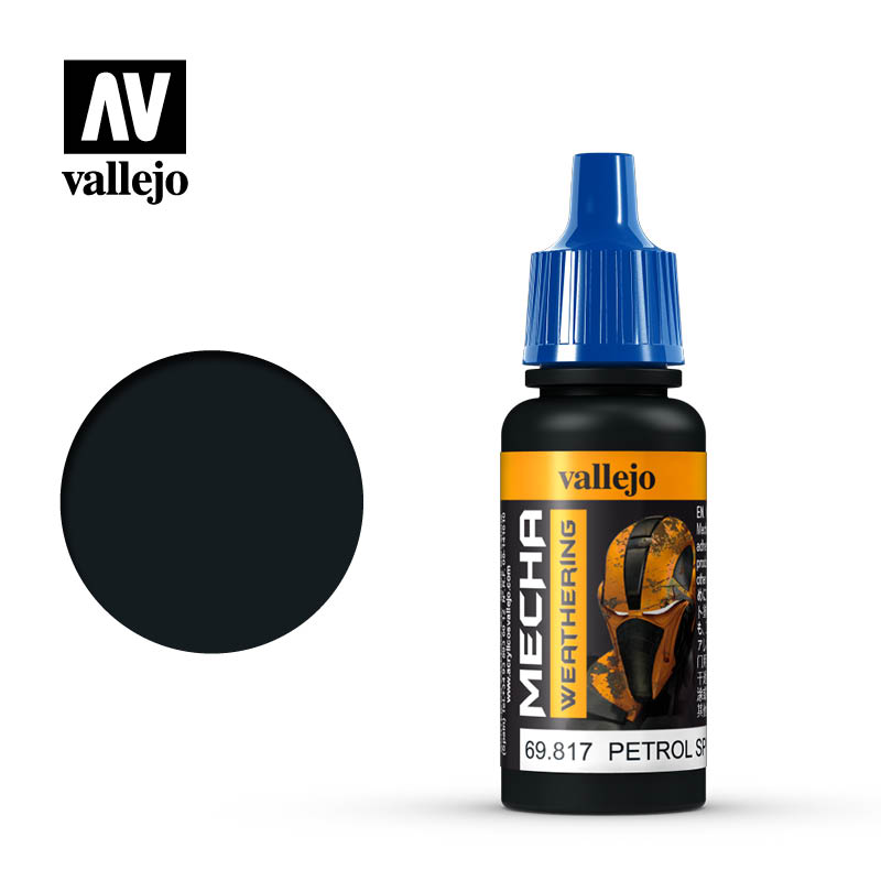 Vallejo Acrylic Paints 69817 Petrol Spills (Gloss)