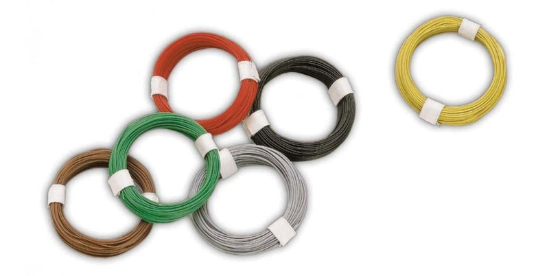 Busch Gmbh & Co Kg 5792 Micro Wire/Cable -- Green, .25mm Diameter, Very Thin Insulation, 32'10"  10m, All Scales