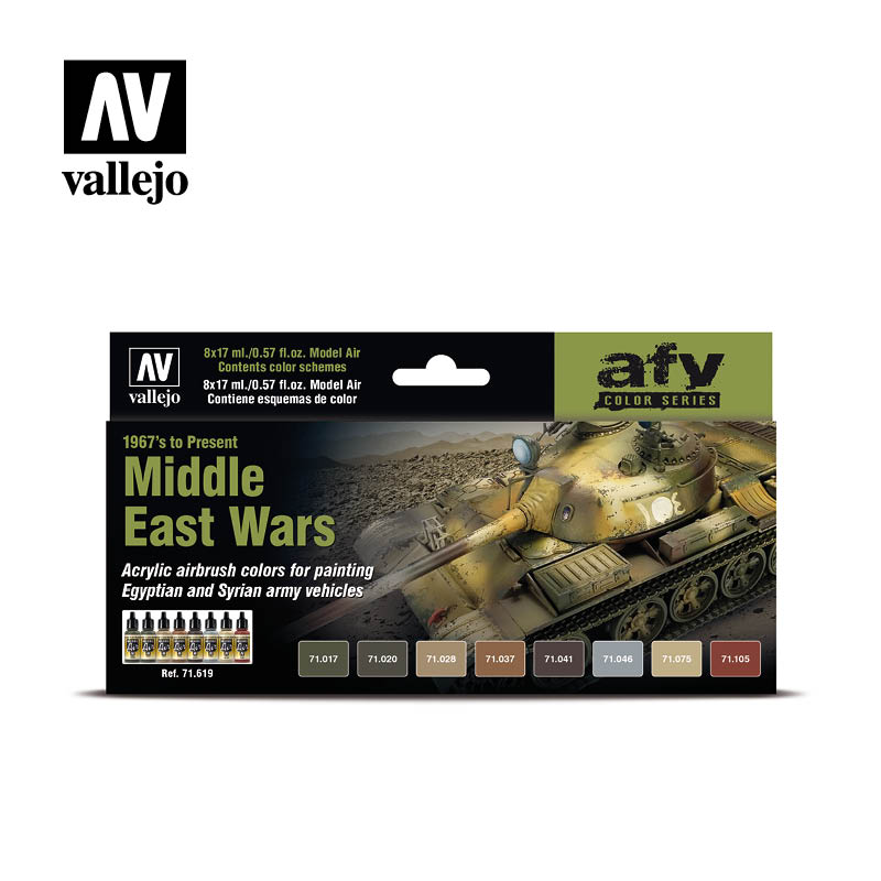 Vallejo Acrylic Paints 71619 Middle East Wars (1967 to Present)