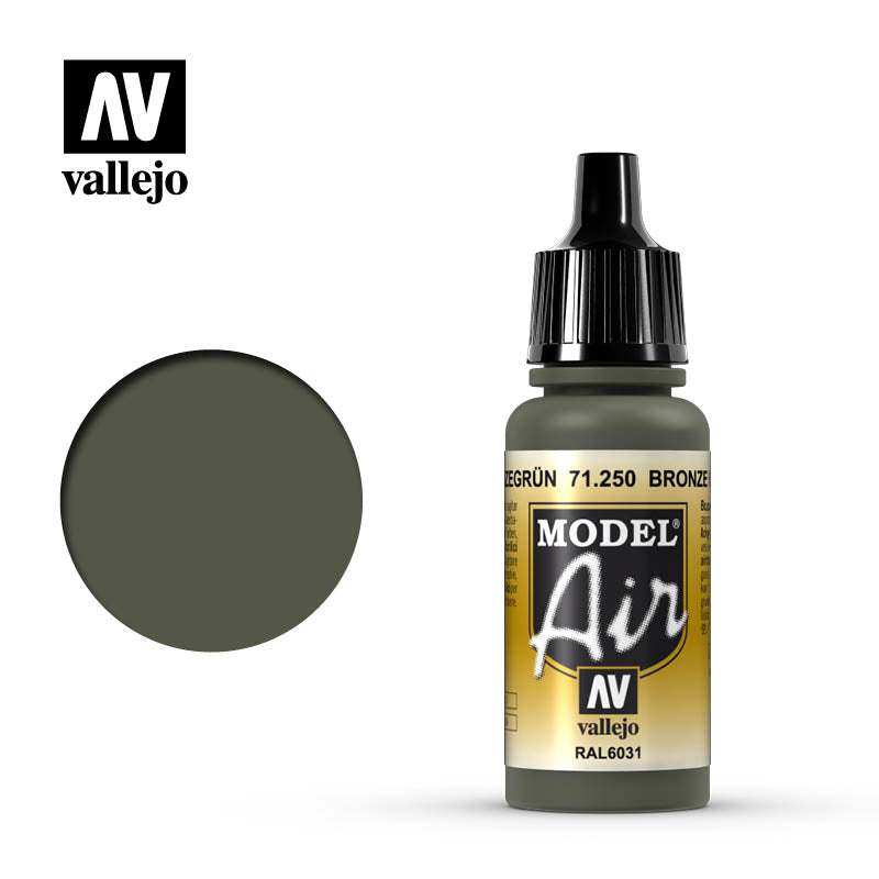 Vallejo Acrylic Paints 71250 Bronze Green