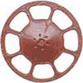 Kadee KAD2035 Modern Brake Wheels pkg(8) -- Red Oxide, HO Scale