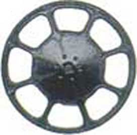 Kadee KAD2045 Modern Brake Wheels pkg(8) -- Black, HO Scale