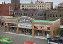 Walthers Cornerstone 933-4116 Modern Shopping Center II -- Kit - 10-1/2 x 4-15/16 x 3-1/2" 26.6 x 12.5 x 8.8cm, HO Scale