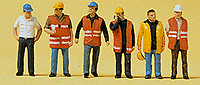 Modern Workmen -- With Warning Vests pkg(6), HO