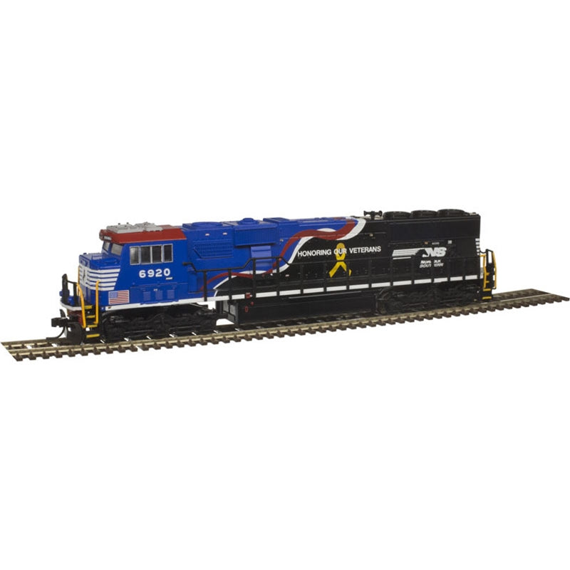 Atlas 40003960 N SILVER SD60E NORFOLK SOUTHERN "HONORING OUR VETERANS"