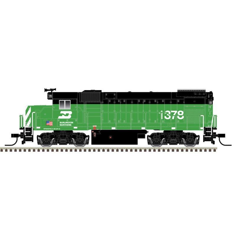 Atlas 40004984 N TRAINMAN GP15-1 BURLINGTON NORTHERN [FLAG]