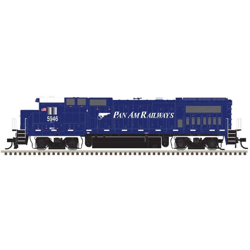 ATLAS 40005170 N DASH 8-40B W/ Deck Mounted Ditch Lights, GOLD PAN AM [MEC]