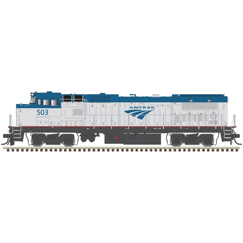 ATLAS 40005148 N DASH 8-32BHW, W/ Pilot Mounted Ditch Lights, SILVER, AMTRAK [PHASE V]