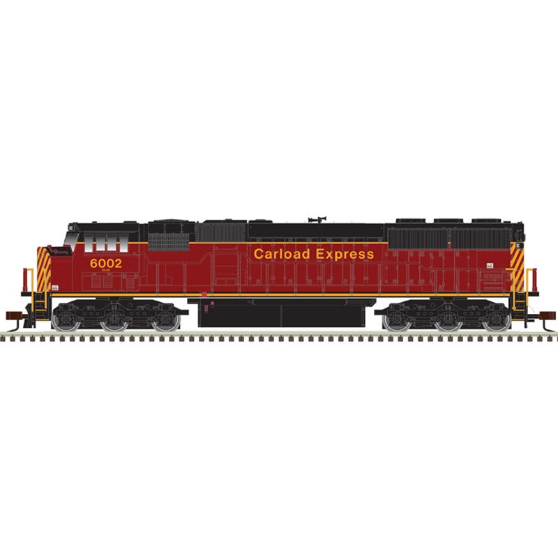 Atlas 40005212 N SD-60M SILVER CARLOAD EXPRESS