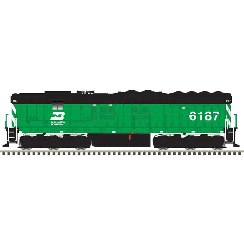 PREORDER Atlas 40005315 N SD-9 Silver Burlington Northern 6198 (Green/Black)