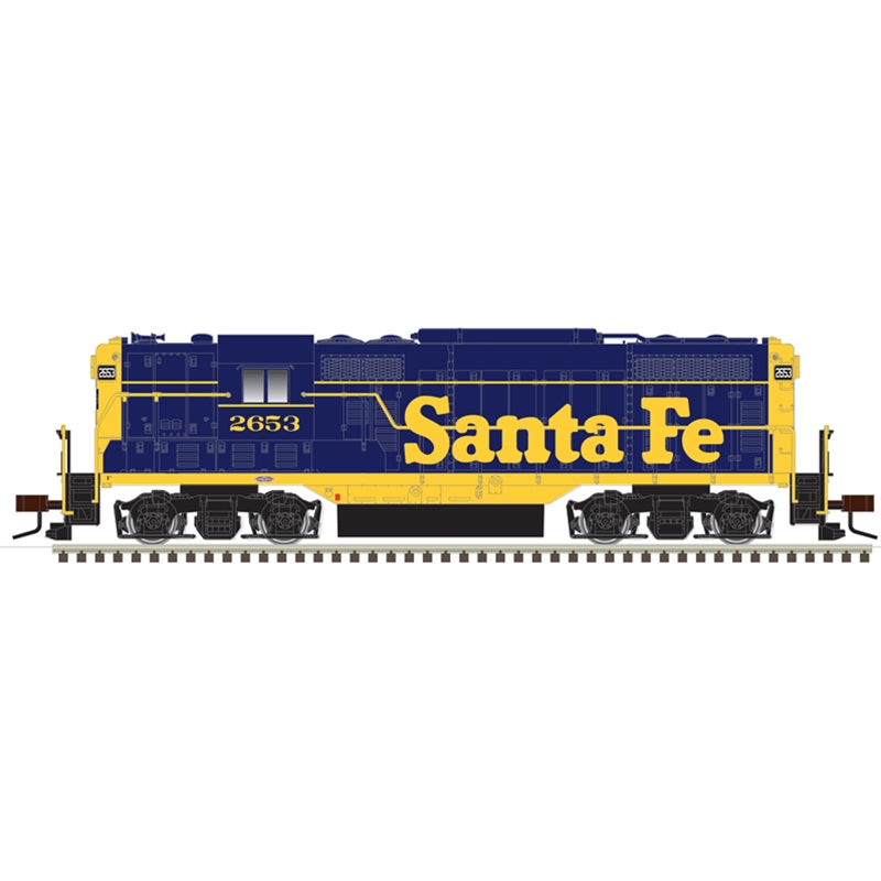 Atlas 40005345 N GP-7 PH.1 TT SILVER SANTA FE