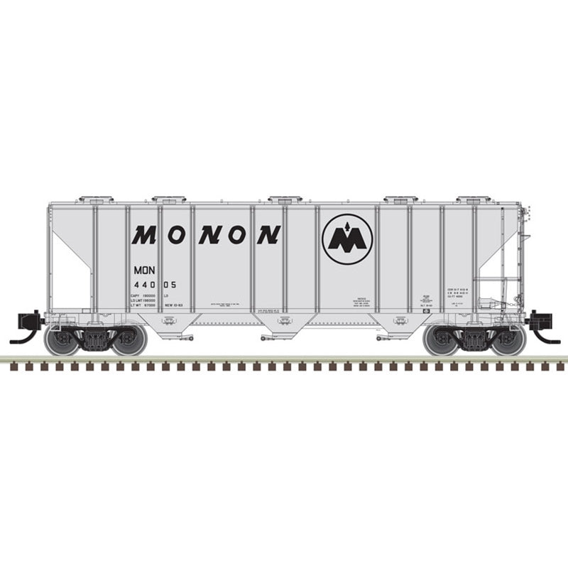 Atlas 50005734 N PS 4000 COVERED HOPPER MONON