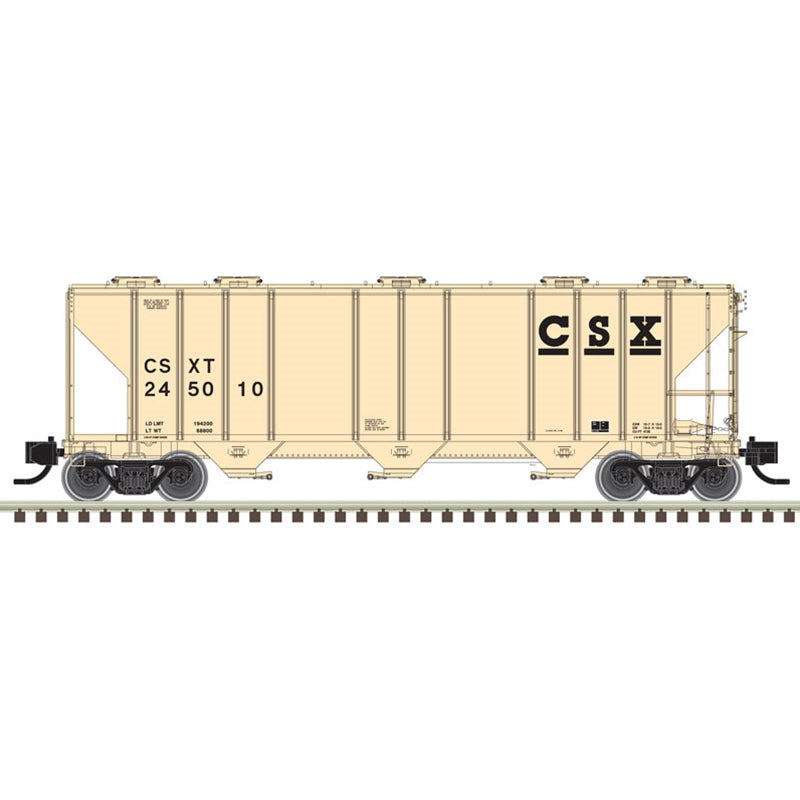 Atlas 50005738 N PS 4000 COVERED HOPPER CSX