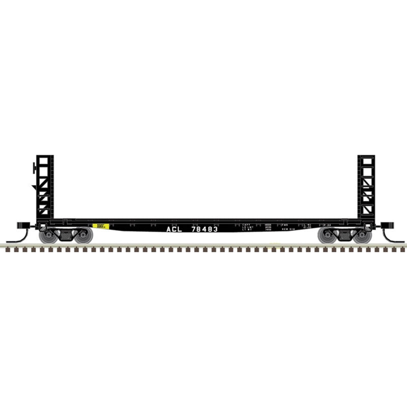 Atlas 50005785 N 48' GSI BULKHEAD FLAT CAR ATLANTIC COAST LINE