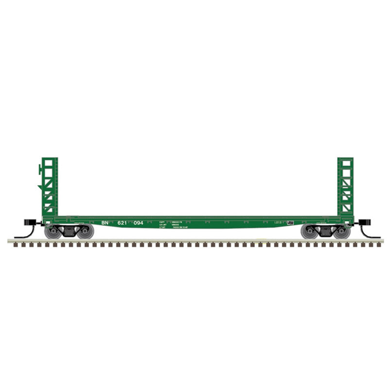 Atlas 50005790 N 48' GSI BULKHEAD FLAT CAR BURLINGTON NORTHERN