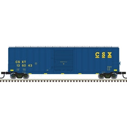 Atlas 50005989 N TRAINMAN ACF 50'6" BOX CAR CSX 136023 (BLUE/YELLOW)