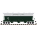 Atlas 50006111 N 3560 Covered Hopper Georgia Pacific 1001 (Dark Green/Gray)