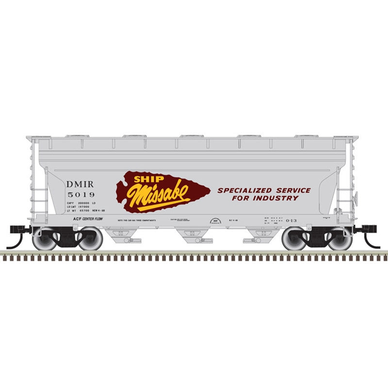 Atlas 50006116 N 3560 Covered Hopper Duluth Missabe & Iron Range 5019 (Gray/Maroon/Yellow)