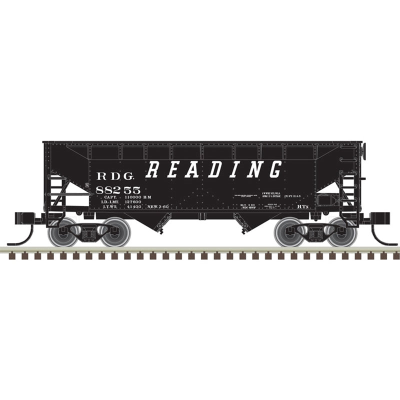 Atlas 50006131 N 2 Bay Offset Hopper Reading 88203 (Black/White)