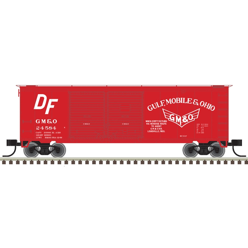 Atlas 50006195 N TRAINMAN 40' DD BOX CAR GULF MOBILE & OHIO
