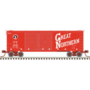 PREORDER Atlas 50006203 N TRAINMAN 40' DD BOX CAR GREAT NORTHERN EXPERIMENTAL SCHEMES 3-PACK [3249, 3336, 3345]