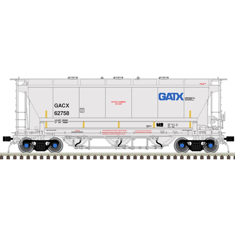 Atlas 50006221 N MASTER PLUS 3230 COVERED HOPPER GENERAL AMERICAN [GACX]