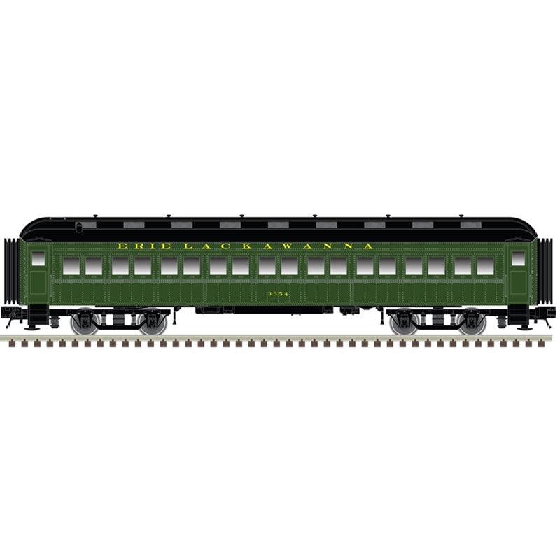 Atlas 50006231 N TMAN 60' COACH CAR ERIE LACKAWANNA