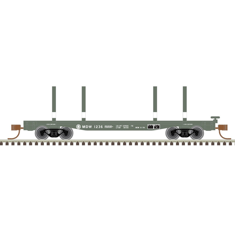 Atlas 50006271 N 45' LOGGING FLAT CAR BOISE CASCADE [MDW]