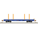 PREORDER Atlas 50006273 N 45' LOGGING FLAT CAR ONTARIO NORTHLAND