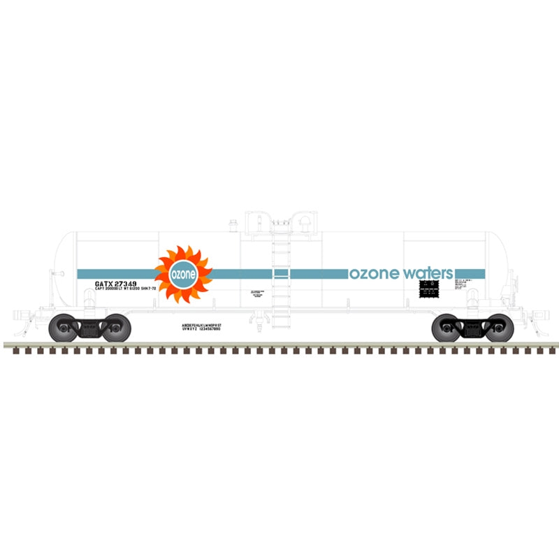 Atlas 50006305 N 20,700 GALLON TANK CAR OZONE WATERS [GATX]
