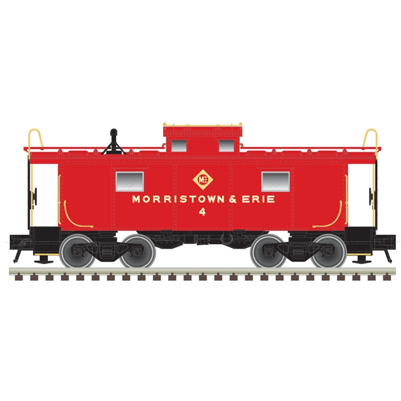 Atlas 50006319 NE-6 CABOOSE MORRISTOWN & ERIE [RED ROOF]