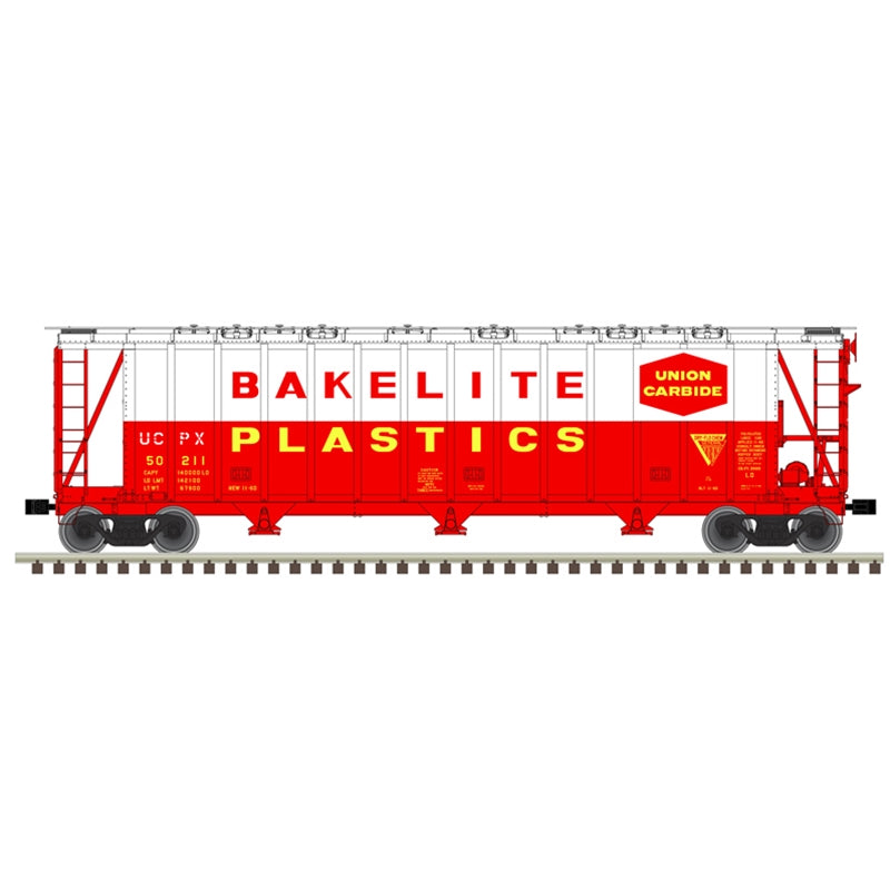 Atlas 50006330 N 3500 DRY-FLO COVERED HOPPER BAKELITE PLASTICS [UCPX]