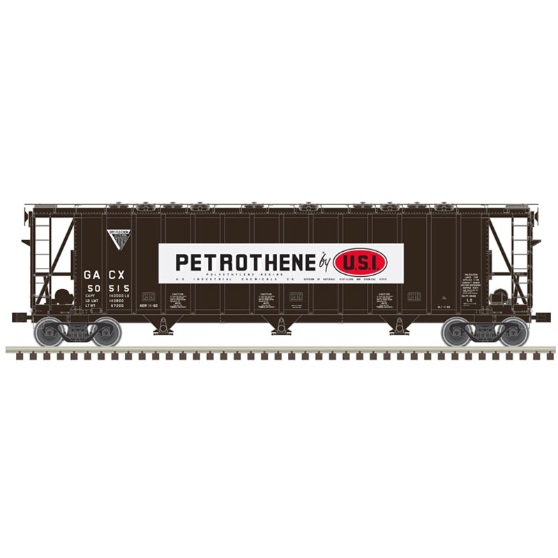 Atlas 50006333 N 3500 DRY-FLO COVERED HOPPER PETROTHENE UCI [GACX]