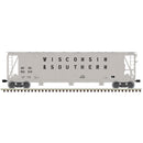 Atlas 50006340 N 3500 DRY-FLO COVERED HOPPER WISCONSIN SOUTHERN