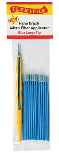 Profile Accessories Inc. N930005 Nano Brush -- Large Tip & 1 Applicator Handle/Holder (blue) pkg(24)