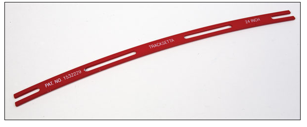 Peco 552-NT24 Tracksetta Track Laying Template -- 24" 61cm Radius Curve, N Scale