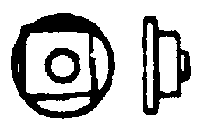 San Juan Details (formerly Grandt Line) 98 Nut-Bolt-Washer -- 1-1/2" Nut, 3/4" Bolt, 2" Steel Washer, O Scale