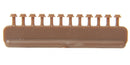 Tichy Train Group 8270 Nut, Bolt & Washer Detail -- 4-1/2" Hex Bolt w/7" Washer, Styrene, Rust Color, pkg(96), HO Scale