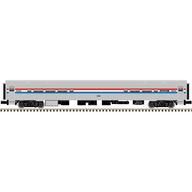 PREORDER Atlas 3007034 O 3RL HORIZON FOOD SERVICE CAR AMTRAK PHASE III 53504