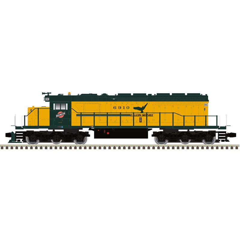 PREORDER Atlas 30138008 3RL PREMIER O SD40-2 LOCOMOTIVE CHICAGO & NORTH WESTERN 6910 (GREEN/YELLOW)