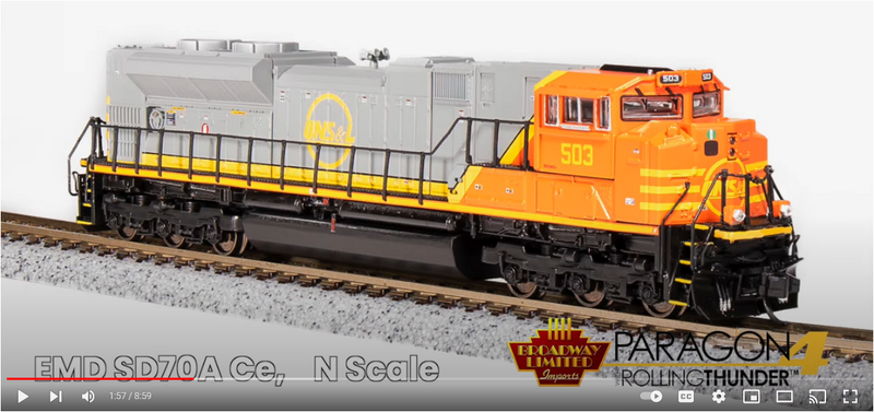 BLI 7039 EMD SD70ACe, QNS&L