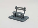 All Scale Miniatures 870854 Park Bench -- pkg(5), HO Scale