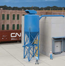 Walthers Cornerstone 933-4087 Particulate Dust Cyclone - Modern Industrial Park -- Kit - 1-5/8 x 1-5/8 x 5-3/16" 4.1 x 4.1 x 13.1cm, HO Scale