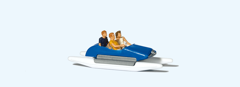 Preiser Kg 10682 Pedal Boat w/Family -- Set