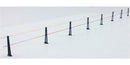 Tichy Train Group 8300 Pennsylvania Railroad-Style Pipe Rail Stanchions -- 30 Stanchions, Makes 30" of Railings, HO Scale