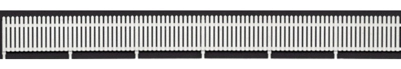 Tichy Train Group 8278 Picket Fence 4' Scale Tall -- 5 Pieces, 32-1/2"  82.6cm Length Total, HO Scale