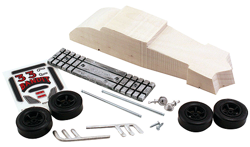 Woodland Scenics 374 PineCar Kit -- Bandit Coupe