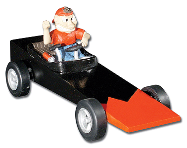 Woodland Scenics 3920 PineCar(R) Accessories -- Mad Racer Cockpit & Driver