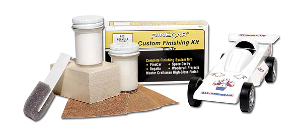 Woodland Scenics 401 PineCar(R) Custom Finishing Kits -- Formula White
